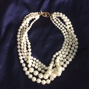 Pearl Twisted Hammock Necklace by J. Crew